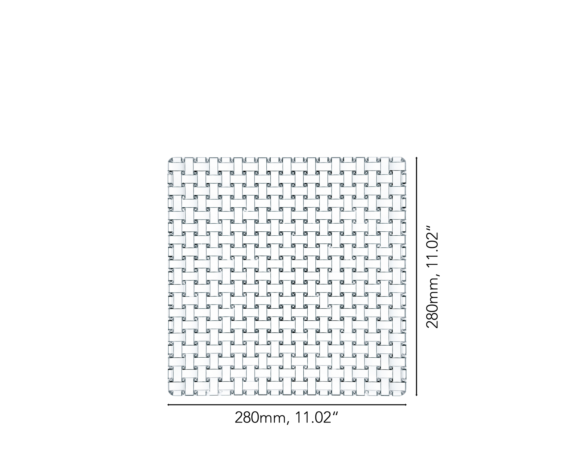 NACHTMANN Bossa Nova Pro Platter - Square, 28cm | 11.024in