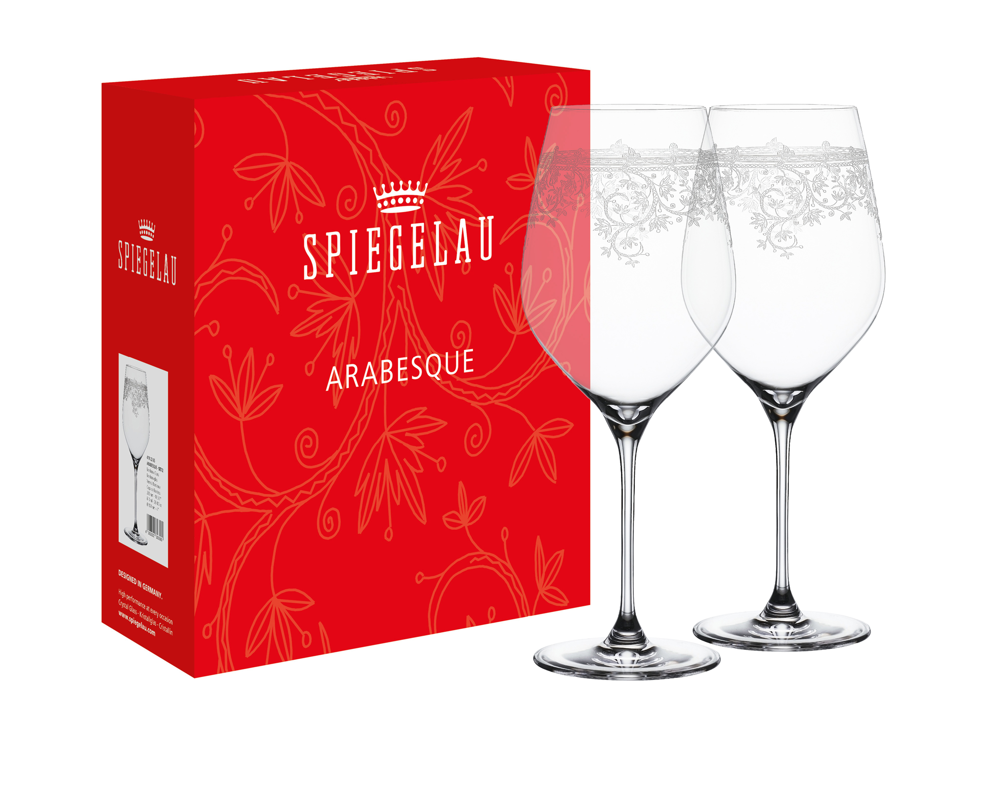SPIEGELAU Arabesque Bordeaux Glass