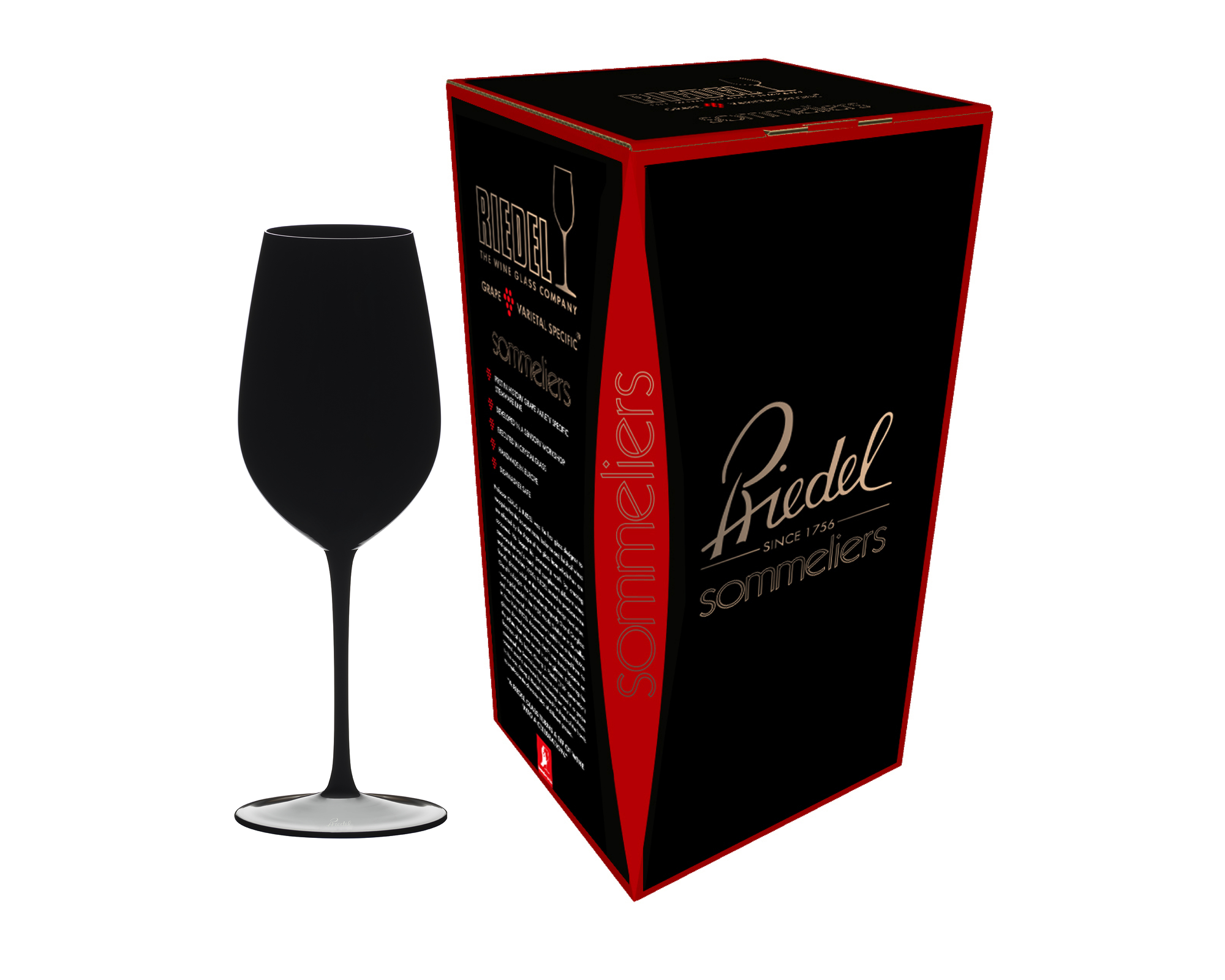 RIEDEL Sommeliers Bicchiere Blind Blind Tasting - Nero intenso