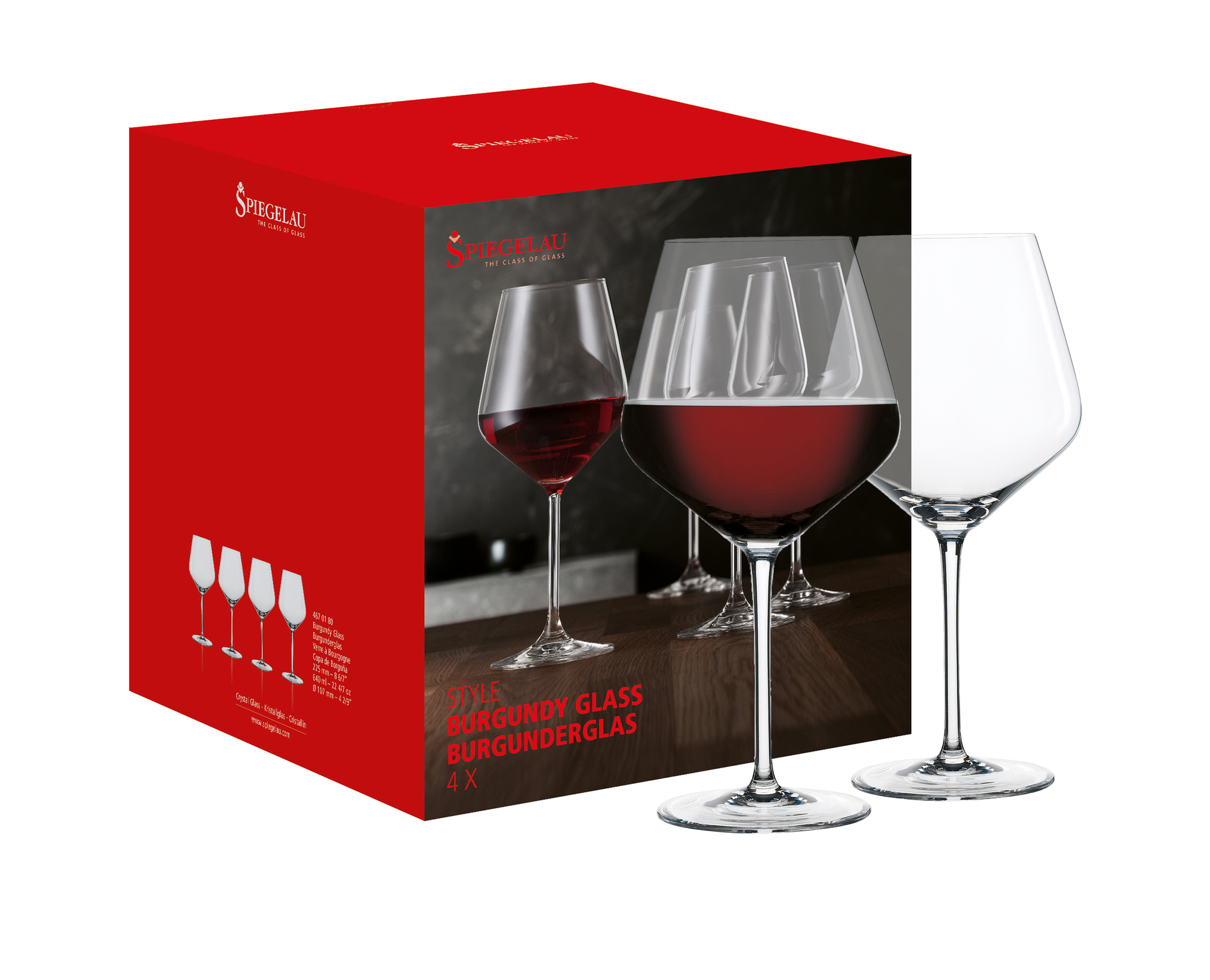 SPIEGELAU Style Burgundy Glass