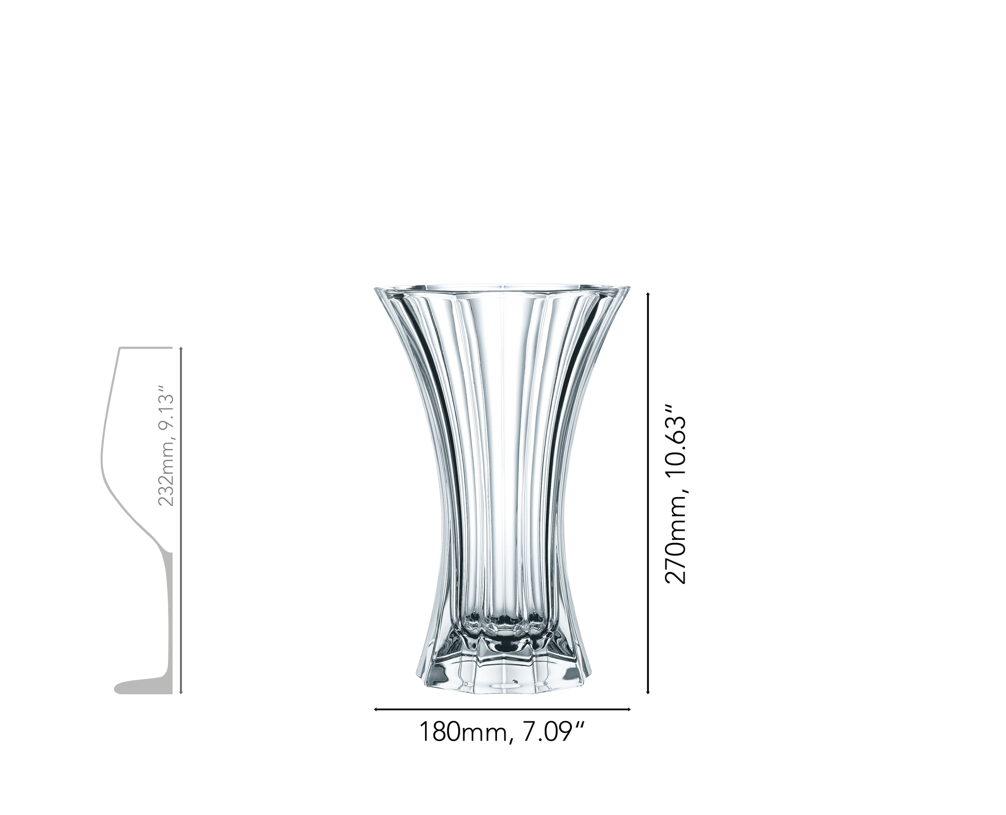NACHTMANN Saphir Vase - 27cm