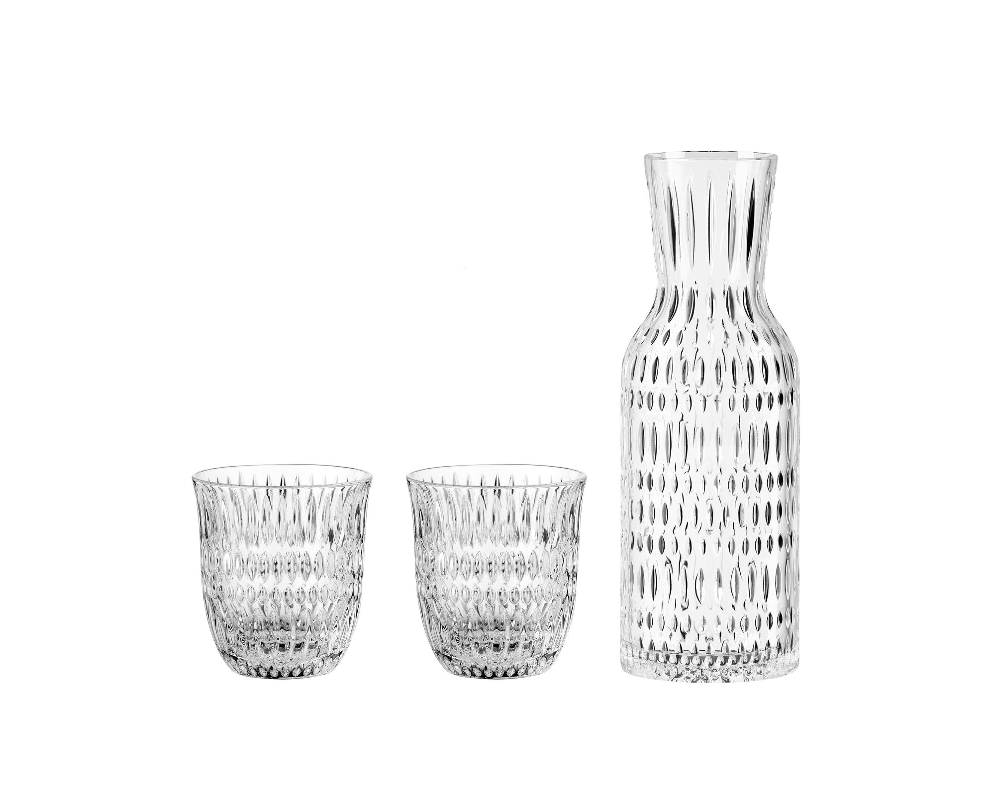 NACHTMANN Ethno Carafe à eau et verres