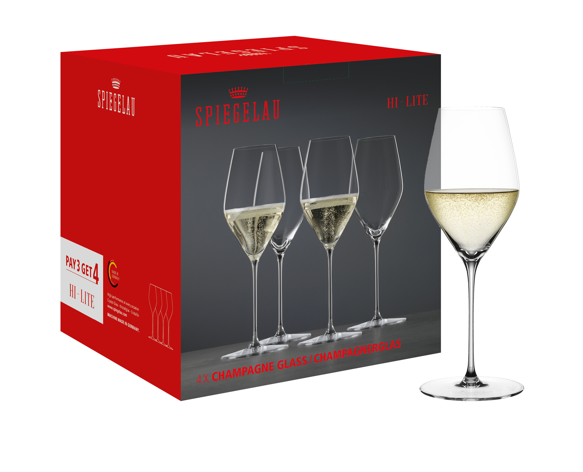 SPIEGELAU Hi-Lite Champagne Glass