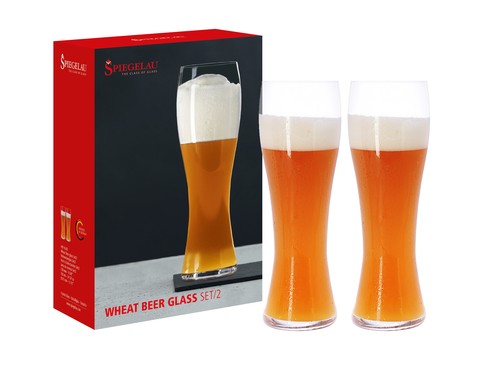 SPIEGELAU Beer Classics Wheat Beer Glass