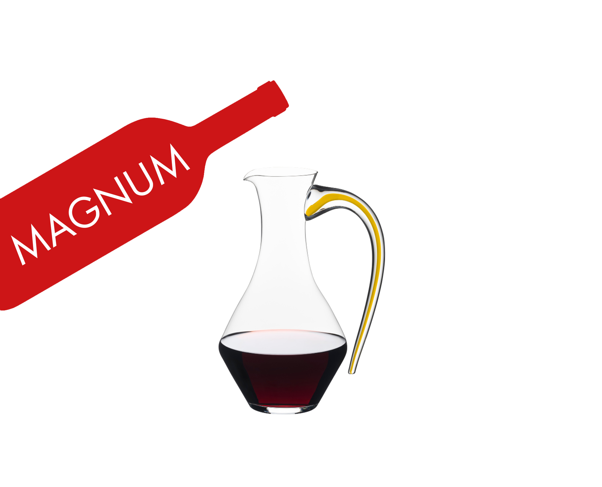 RIEDEL Fatto A Mano Cabernet Magnum Dekanter - gelb
